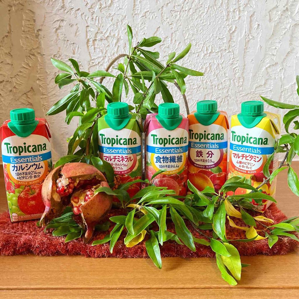 トロピカーナ エッセンシャルズ マルチミネラル/トロピカーナ/スムージーを使ったクチコミ（1枚目）