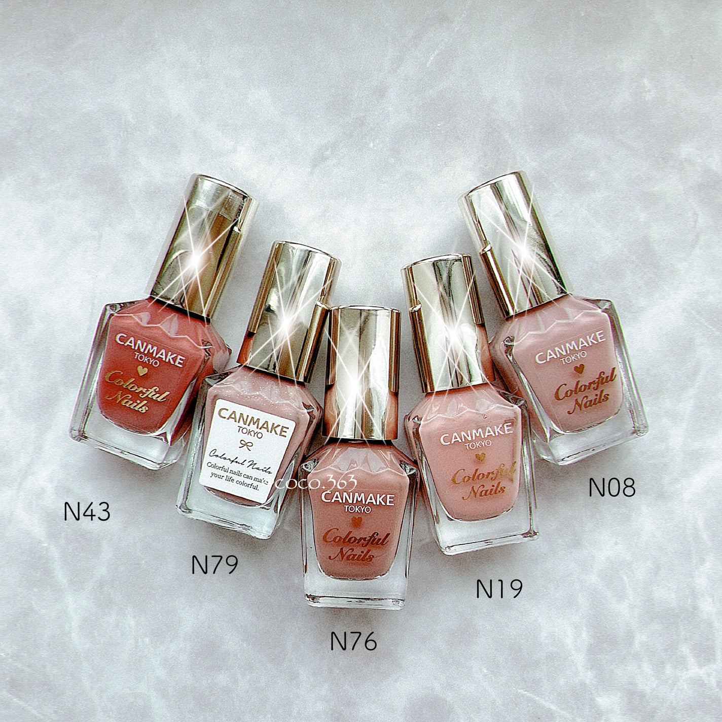 カラフルネイルズ/キャンメイク/マニキュアを使ったクチコミ(5枚目)