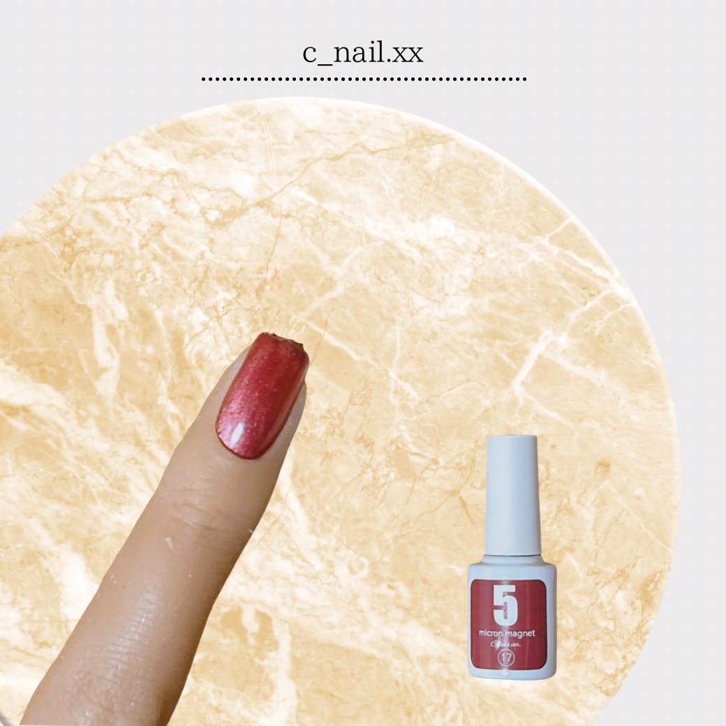 5ミクロンマグネット/ネイル工房/ジェルネイルを使ったクチコミ（2枚目）