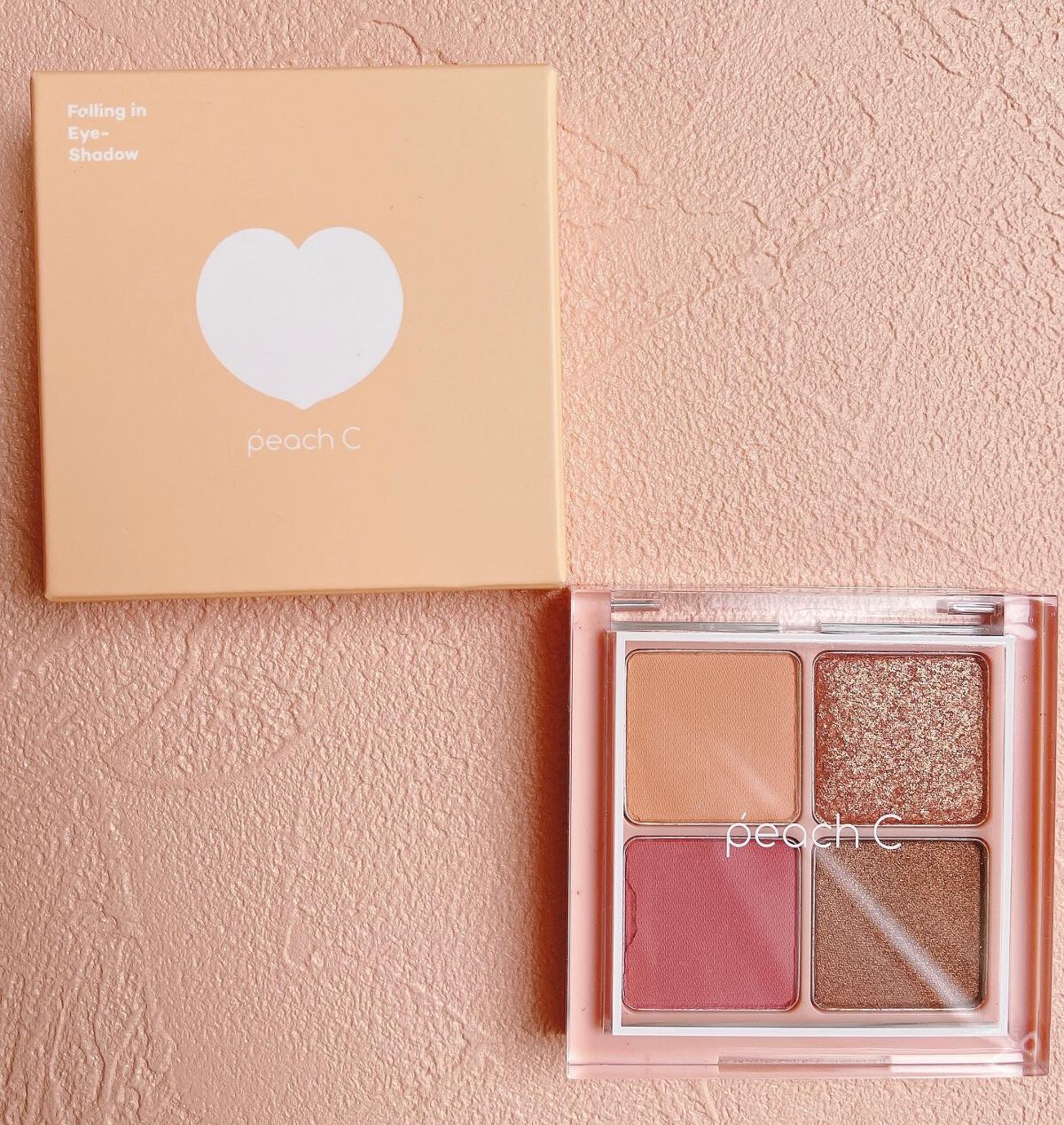 フォーリング イン アイシャドウ パレット  02 フォーリングインピーチ/Peach C/アイシャドウパレットを使ったクチコミ（1枚目）