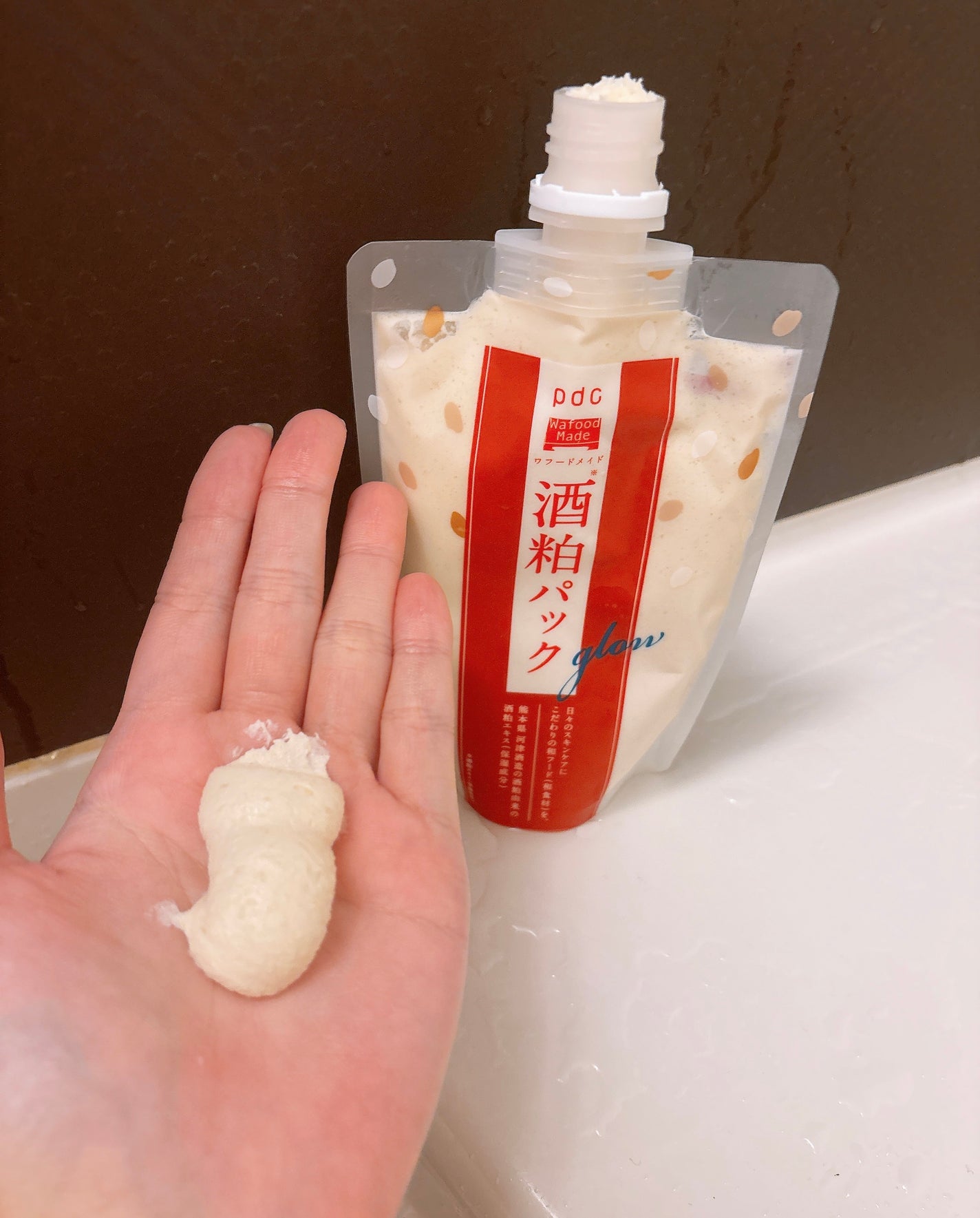 ワフードメイド 酒粕パック グロー/pdc/洗い流すパック・マスクを使ったクチコミ(2枚目)