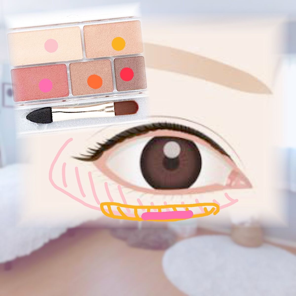 パーフェクトマルチアイズ/キャンメイク/アイシャドウパレットを使ったクチコミ(3枚目)