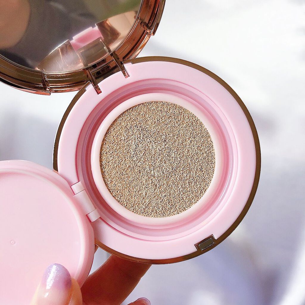 ピンクティーツリーカバークッション/APLIN/クッションファンデーションを使ったクチコミ(5枚目)