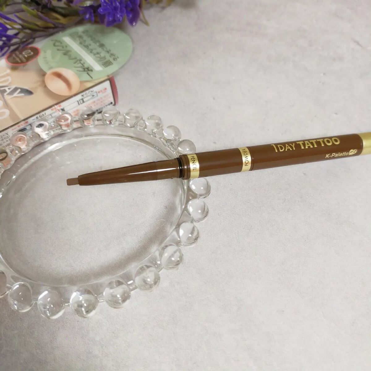 ラスティングツーウェイアイブロウ リキッドWpa 02 ナチュラルブラウン/K-パレット/リキッドアイブロウを使ったクチコミ（2枚目）