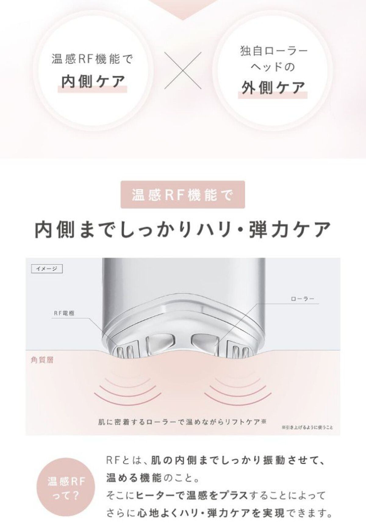 RF フェイシャルリフト/SALONIA/美顔器・マッサージを使ったクチコミ（2枚目）