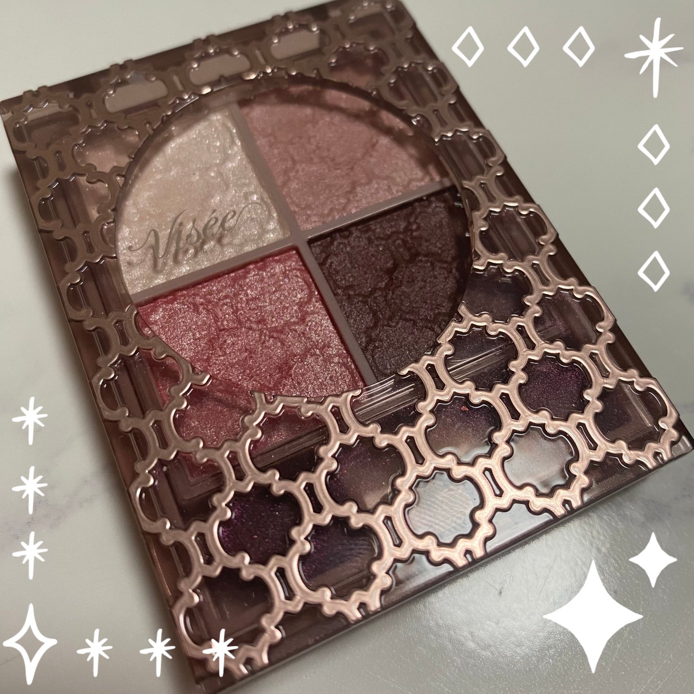 グロッシーリッチ アイズ N/Visée/アイシャドウパレットを使ったクチコミ(1枚目)