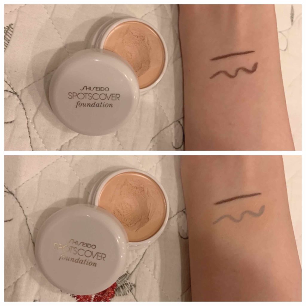 スポッツカバー ファウンデイション/SHISEIDO/クリームコンシーラーを使ったクチコミ（2枚目）