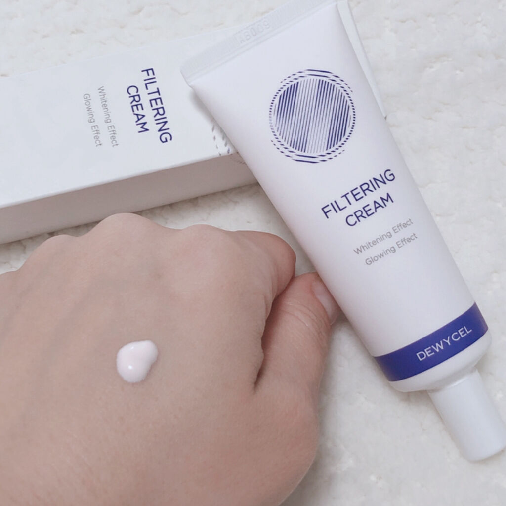 フィルタリングクリーム/DEWYCEL/日焼け止めクリームを使ったクチコミ（3枚目）