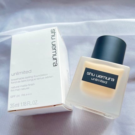 (旧)アンリミテッド ラスティング フルイド/shu uemura/リキッドファンデーションを使ったクチコミ(5枚目)