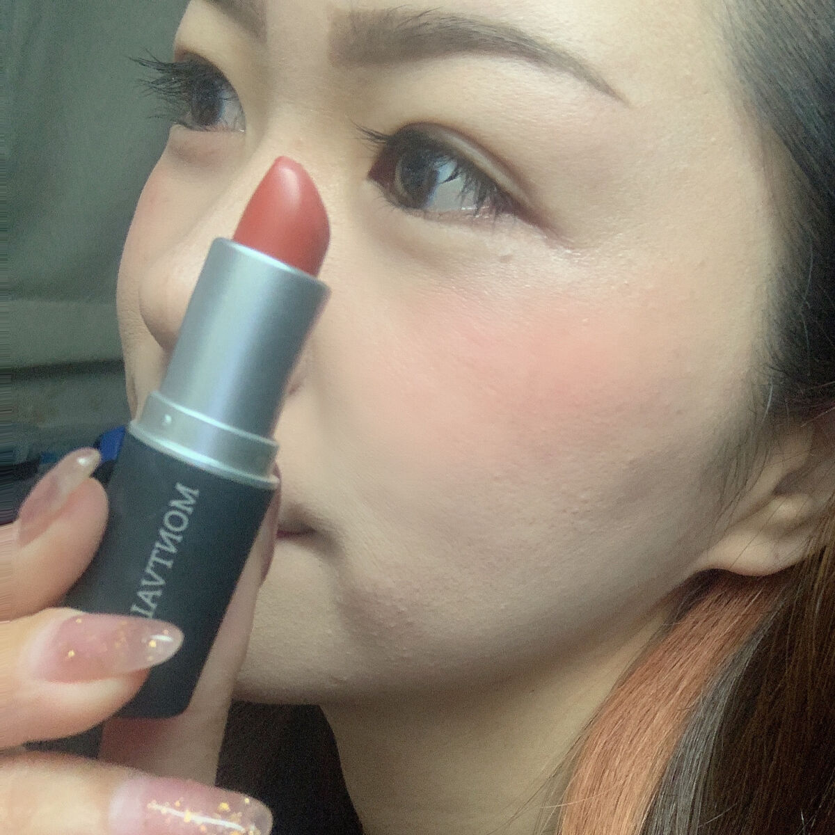 Mabelle Matte Lipstick /MONTVAL/口紅を使ったクチコミ（3枚目）