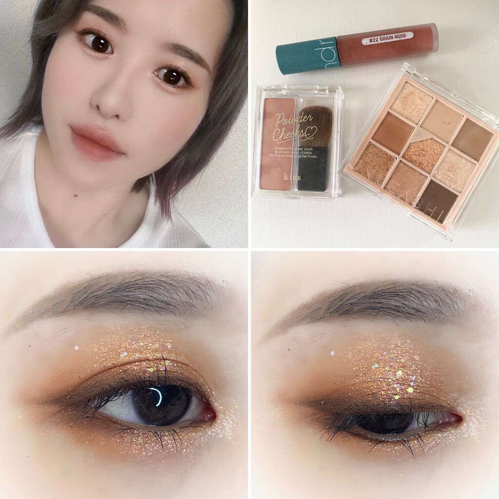 パウダーチークス 01 Soir/KiSS/パウダーチークを使ったクチコミ（1枚目）