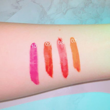 シースルーマットティント 韓服エディション/rom&nd/リップティントを使ったクチコミ(3枚目)