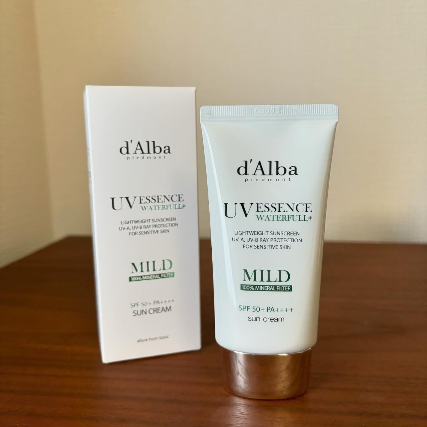 ウォータフルマイルドサンクリーム/ダルバ/日焼け止めクリームを使ったクチコミ(1枚目)