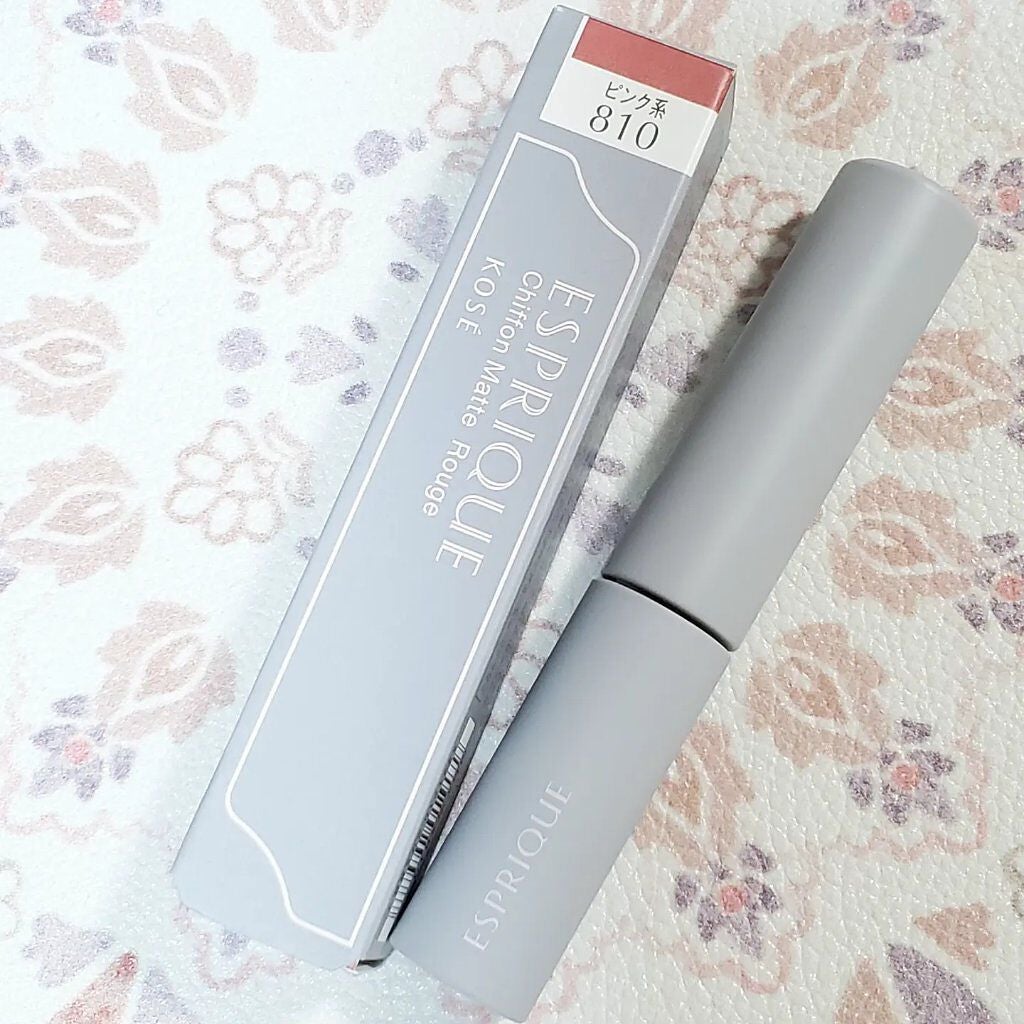 シフォンマット ルージュ/ESPRIQUE/口紅を使ったクチコミ(1枚目)