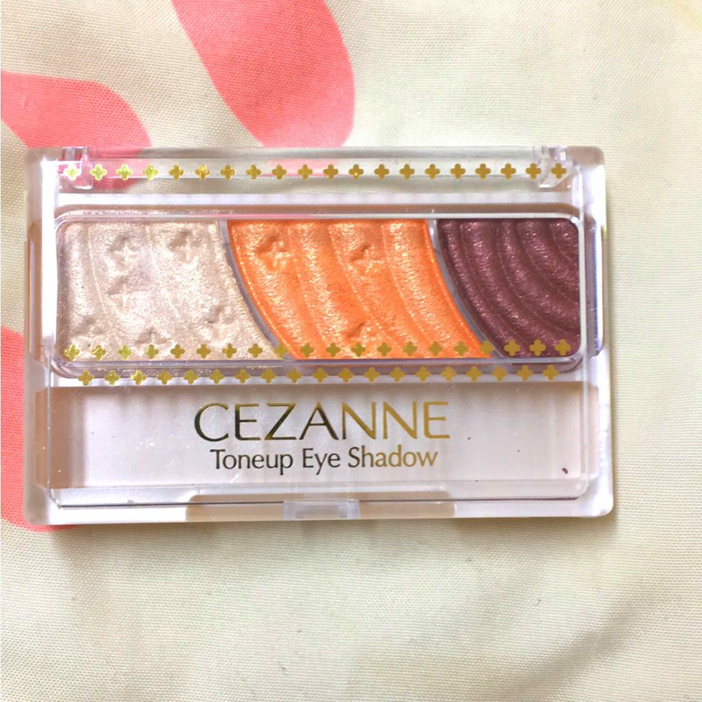 トーンアップアイシャドウ/CEZANNE/アイシャドウパレットを使ったクチコミ(1枚目)