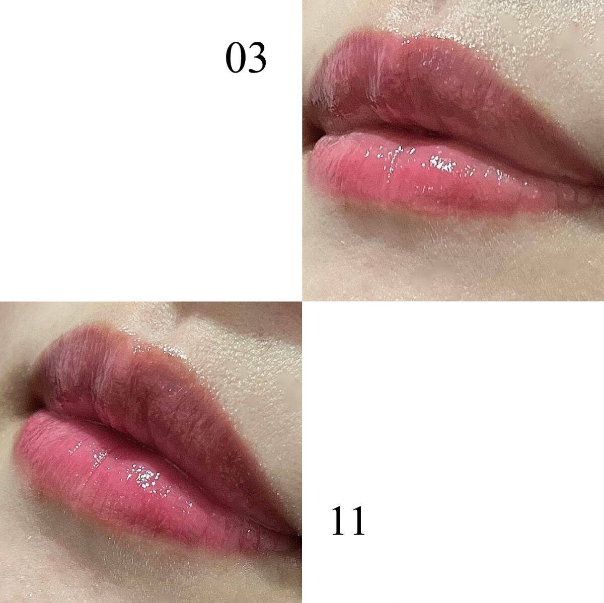 エレガンス ブリリアント ルージュ ビジュー/Elégance/リップグロスを使ったクチコミ(4枚目)