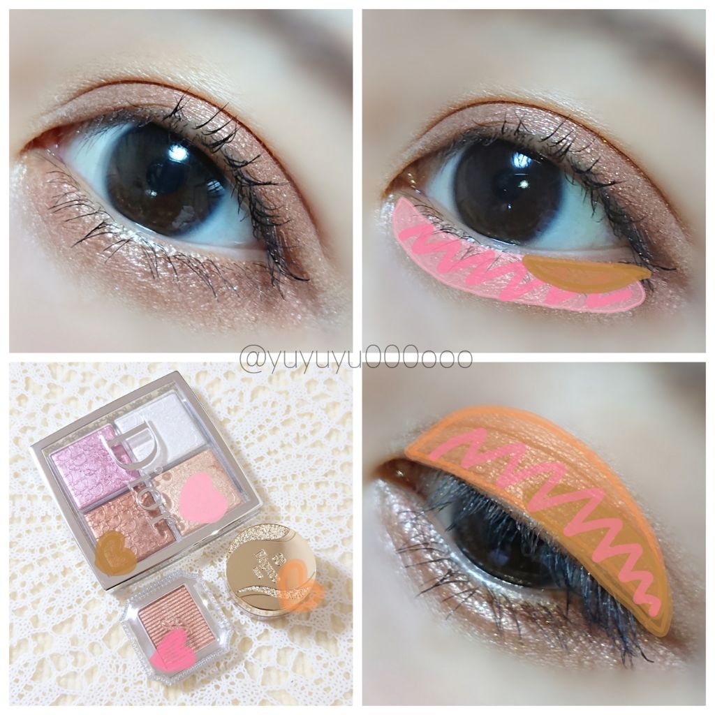 ディオール バックステージ フェイス グロウ パレット/Dior/ハイライトを使ったクチコミ（3枚目）