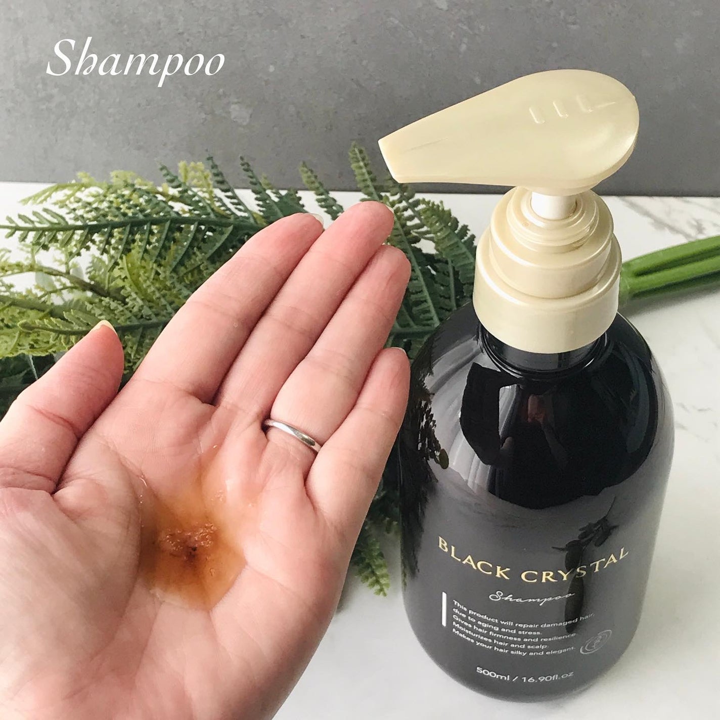 ブラッククリスタル シャンプー & トリートメント/BLACK CRYSTAL/サロンシャンプーを使ったクチコミ(2枚目)