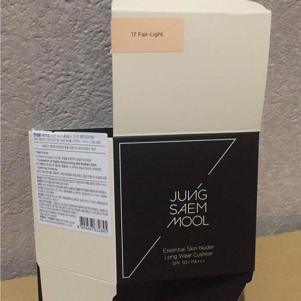 ジョンセンムル スキンヌーダーロングウェアクッション/JUNG SAEM MOOL/クッションファンデーションを使ったクチコミ（3枚目）