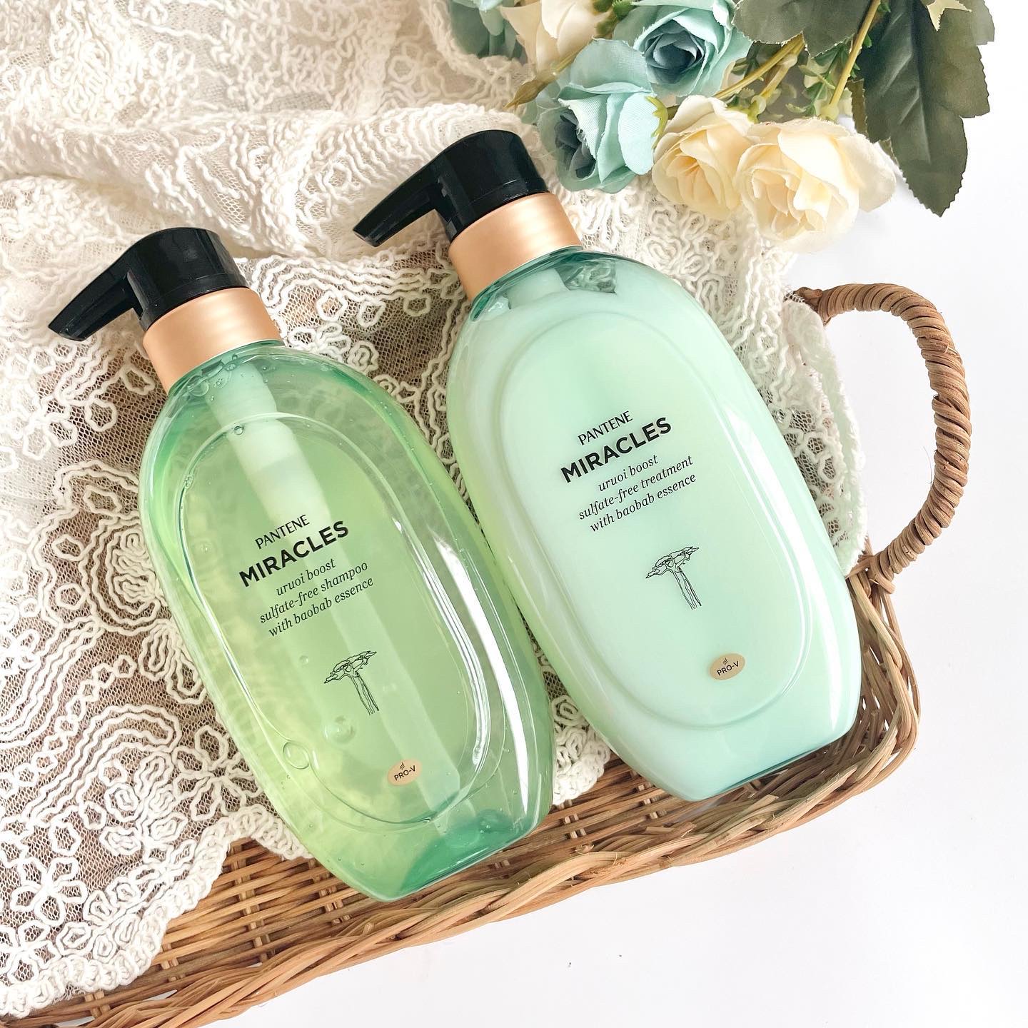 ミラクルズ うるおいブースト シャンプー/トリートメント/パンテーン/市販シャンプーを使ったクチコミ（1枚目）