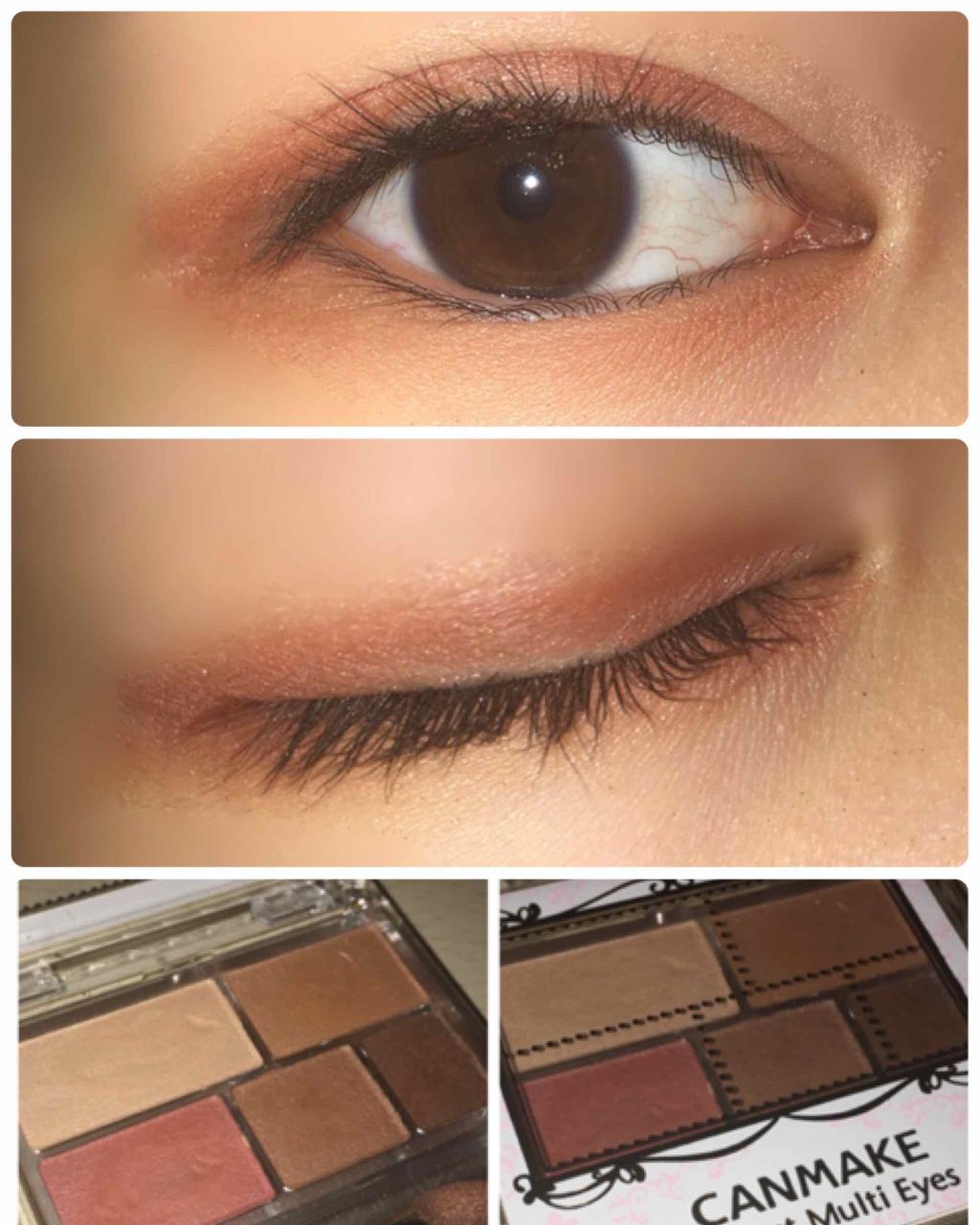 パーフェクトマルチアイズ/キャンメイク/アイシャドウパレットを使ったクチコミ（1枚目）