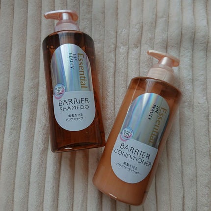 ザビューティ 髪のキメ美容素髪を守る バリアシャンプー/コンディショナー/エッセンシャル/シャンプー・コンディショナーを使ったクチコミ(1枚目)