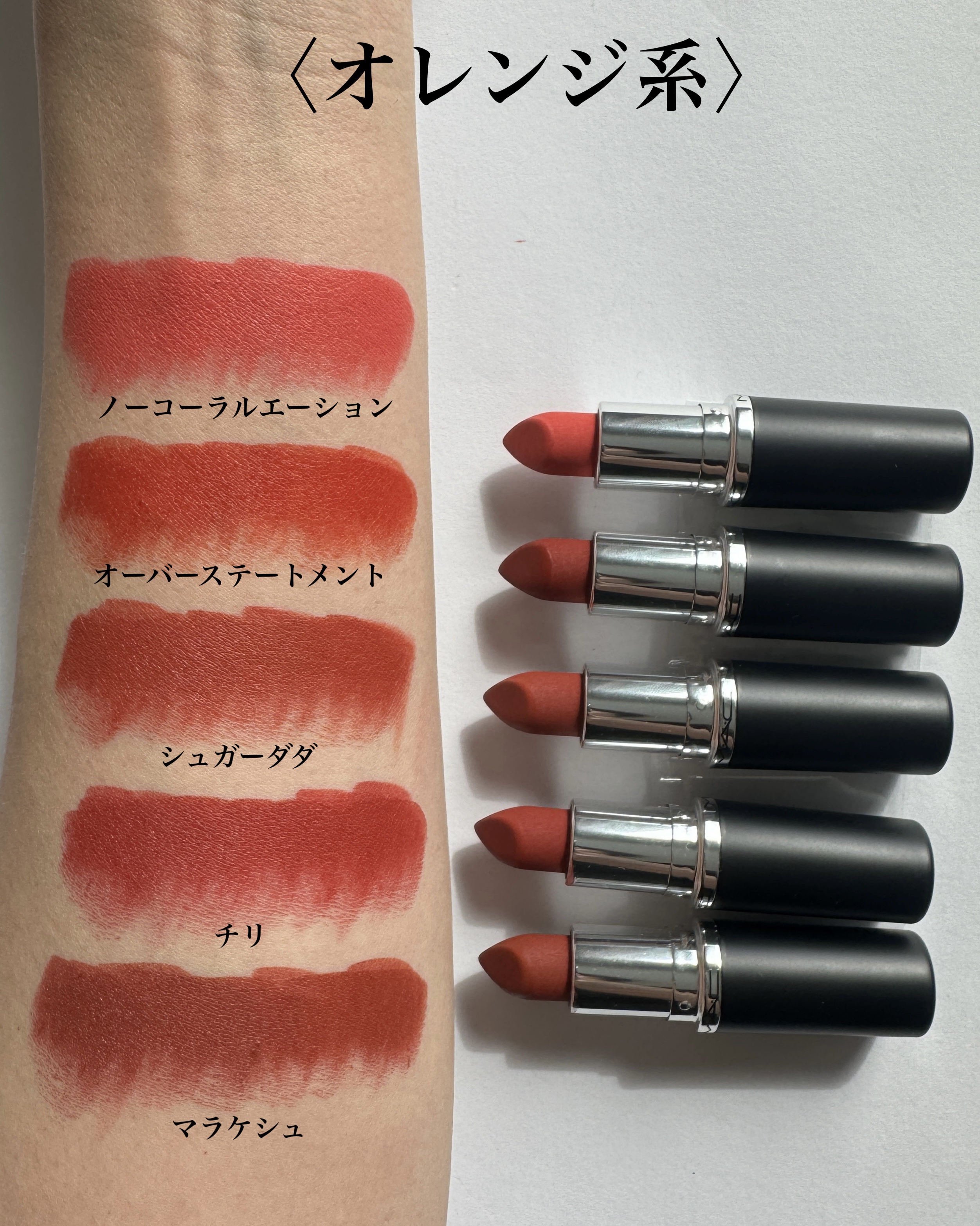 MAC リップ 口紅& チークブラッシュ 4点セットまとめ売り秋冬カラー残り多め MAC リップ 口紅& チークブラッシュ 4点セットまとめ売り秋冬