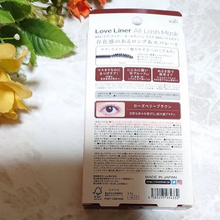 ラブ・ライナー オールラッシュマスク/ラブ・ライナー/マスカラを使ったクチコミ(2枚目)