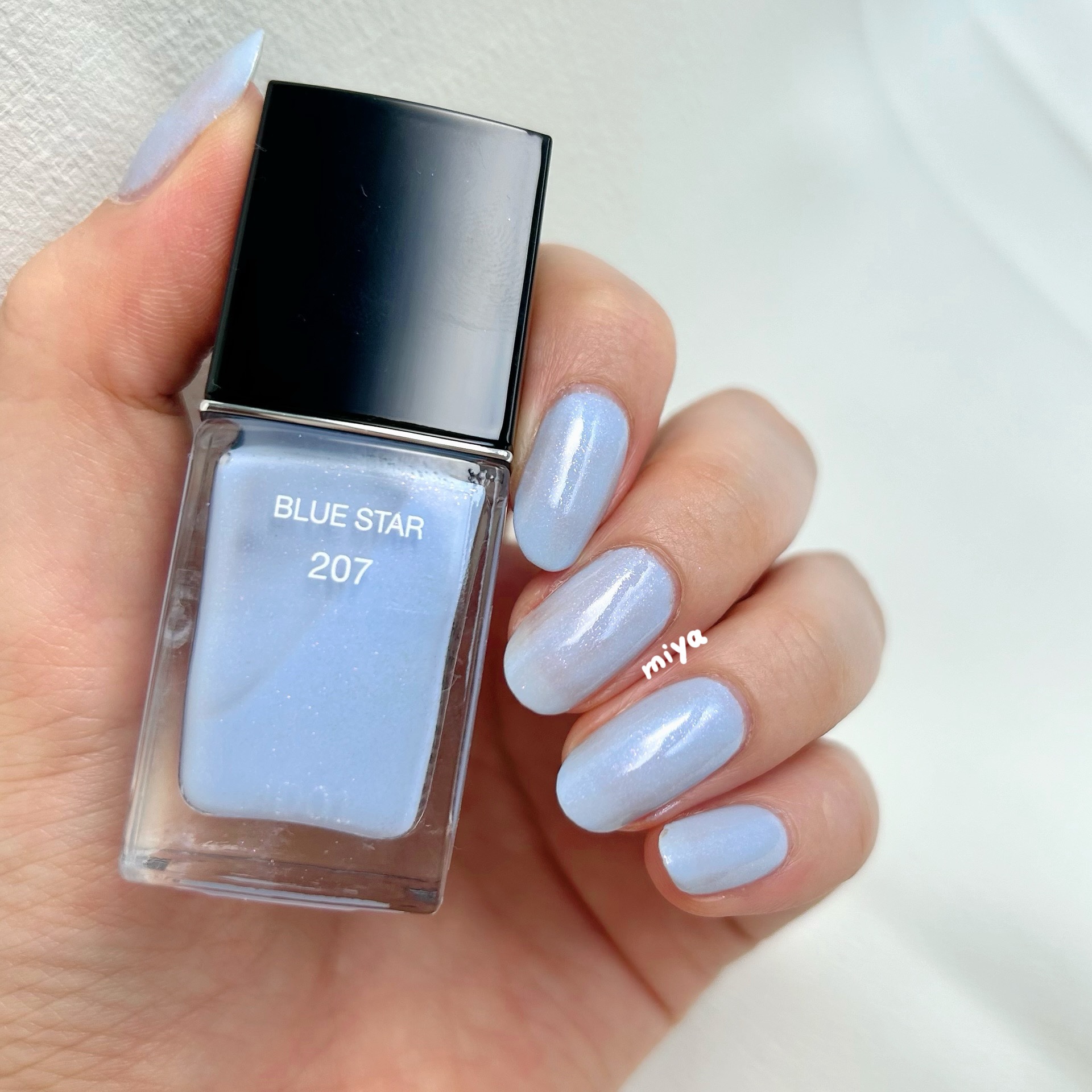 ディオール ヴェルニ 207 ブルー スター（プラン ドゥ パリ 数量限定色）/Dior/マニキュアを使ったクチコミ（3枚目）