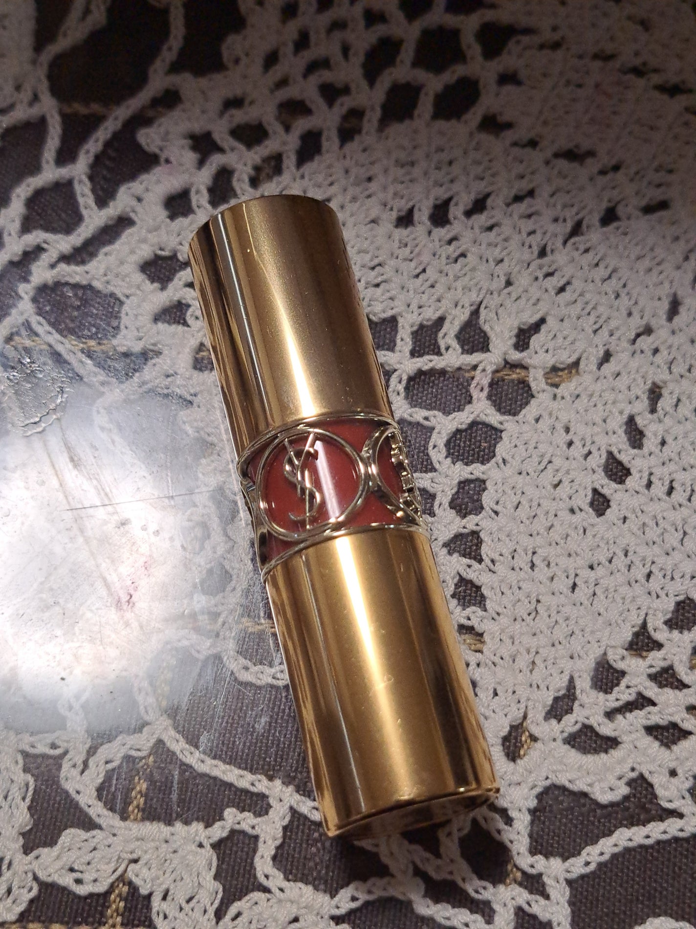 ルージュ ヴォリュプテ シャイン/YVES SAINT LAURENT BEAUTE/口紅を使ったクチコミ(1枚目)