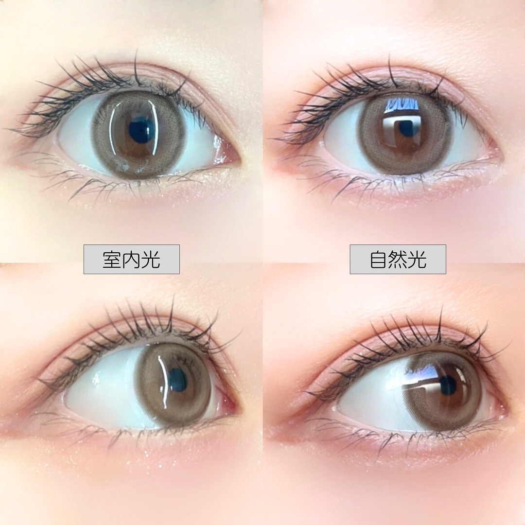 chiffon chiffon beige/meilly/ワンデー（１DAY）カラコンを使ったクチコミ（3枚目）