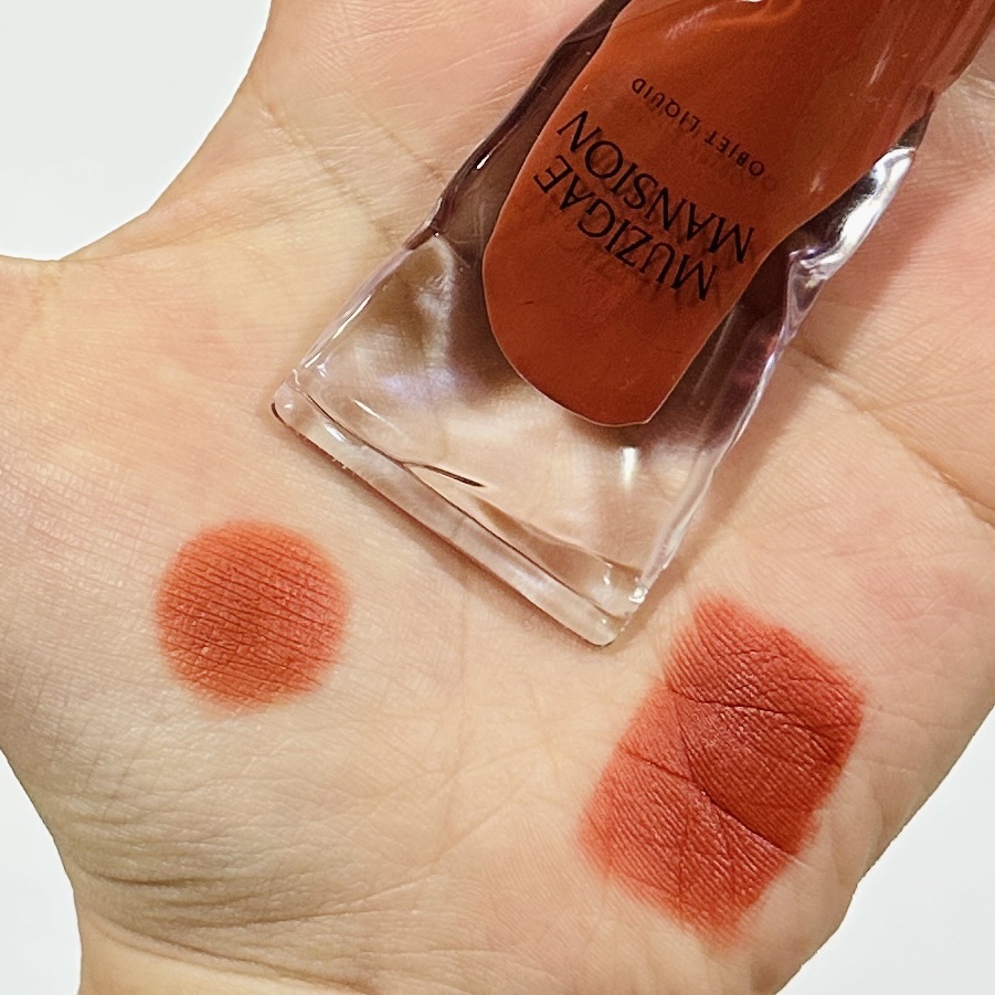 オブジェリキッド/MUZIGAE MANSION/口紅を使ったクチコミ（2枚目）