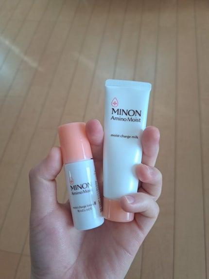ミノン アミノモイスト 敏感肌・乾燥肌ライン トライアルセット/ミノン/トライアルキットを使ったクチコミ(1枚目)