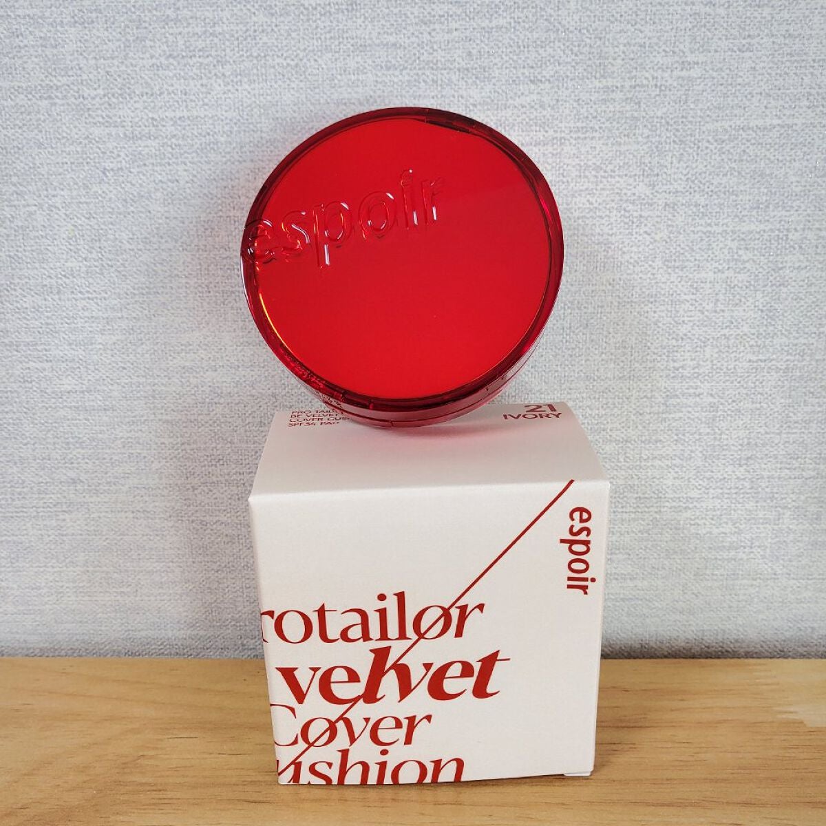 プロテーラービーベルベットカバークッション/espoir/クッションファンデーションを使ったクチコミ(1枚目)