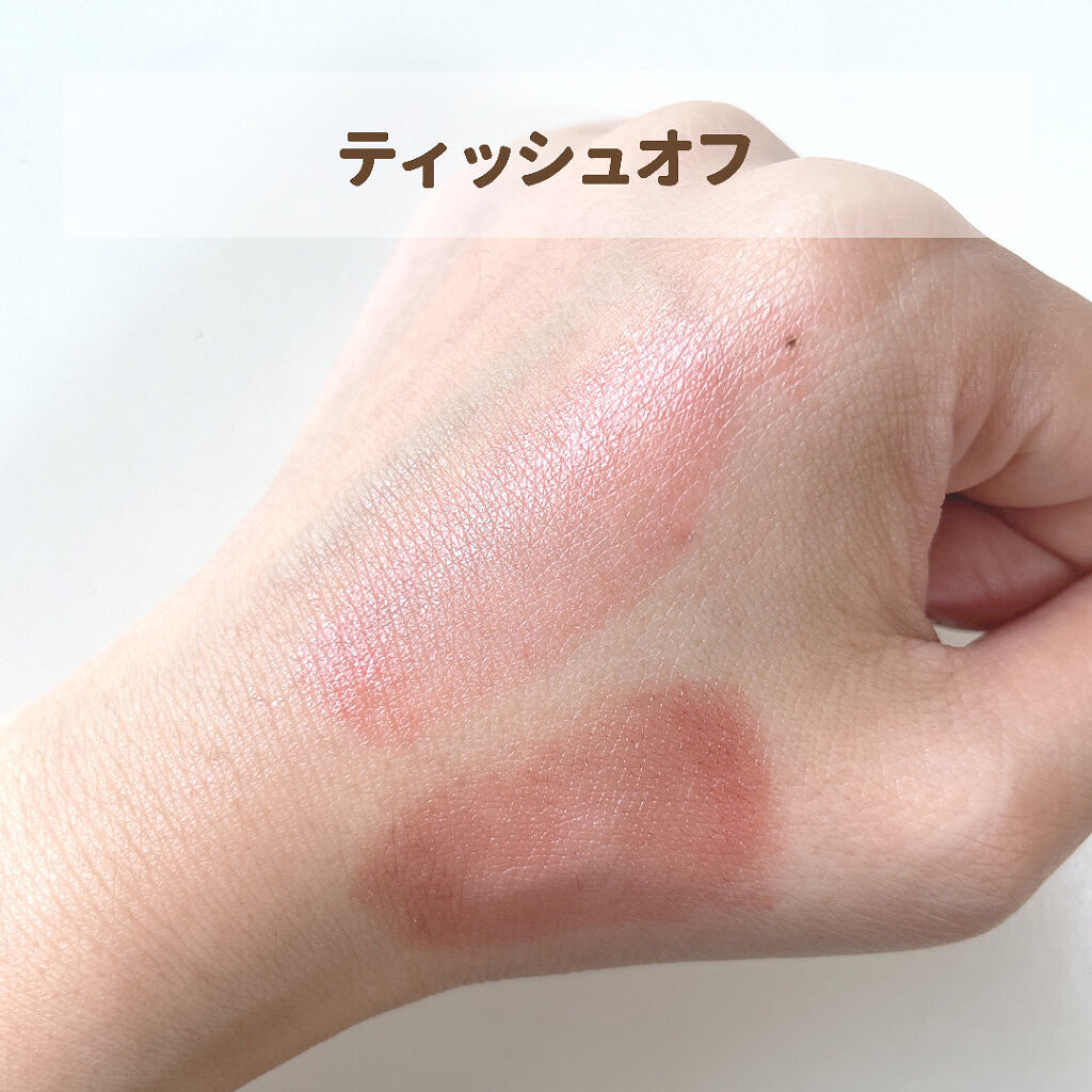 ラスティンググロスリップ/CEZANNE/口紅を使ったクチコミ（3枚目）