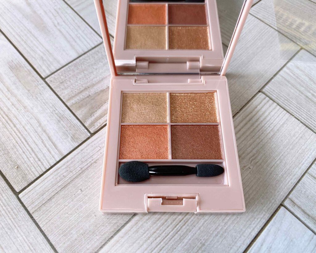 イロアソビ 4色アイパレット/iroasobi/アイシャドウパレットを使ったクチコミ（2枚目）