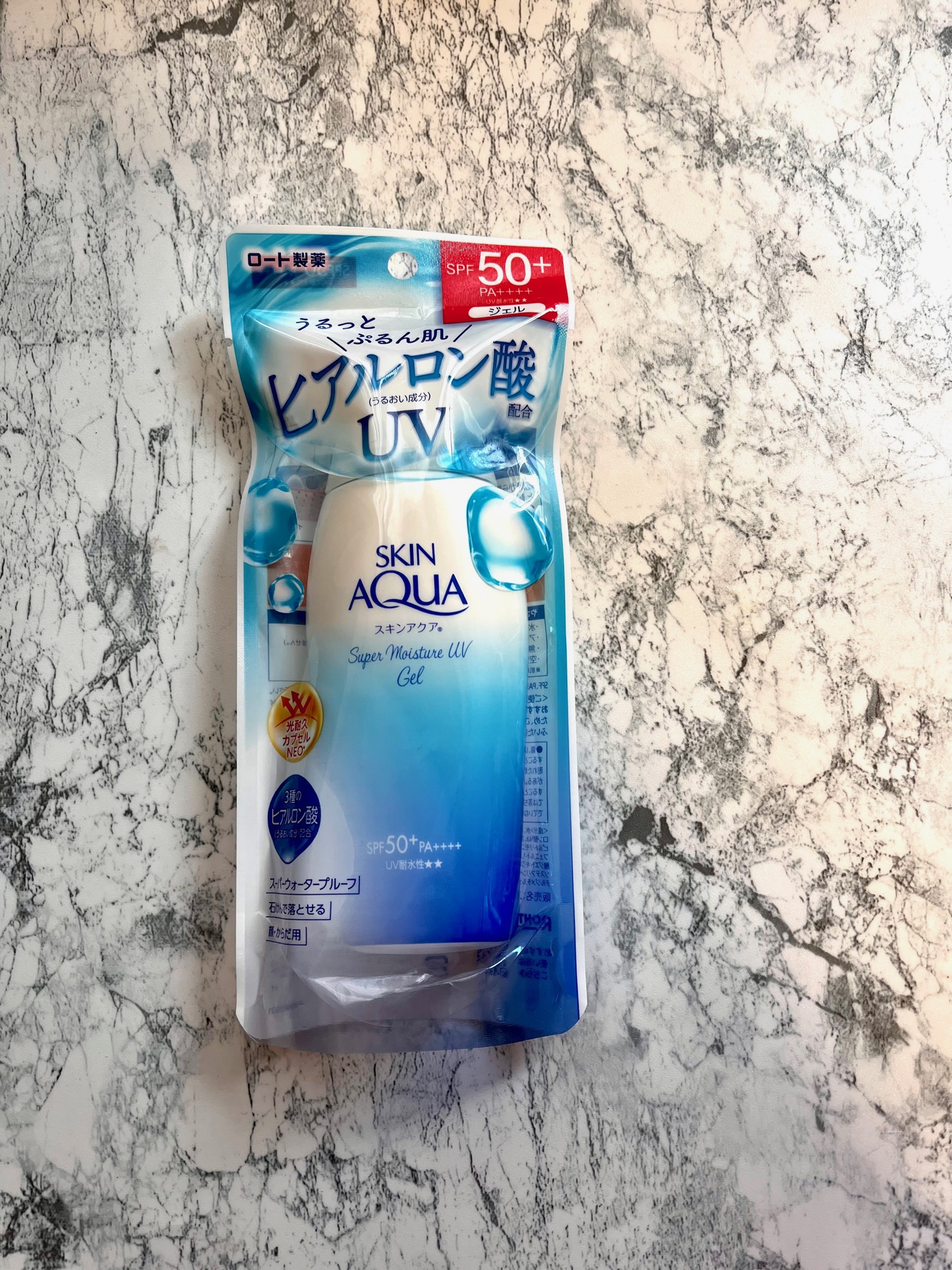 スキンアクア スーパーモイスチャージェル/スキンアクア/日焼け止めジェルを使ったクチコミ（1枚目）