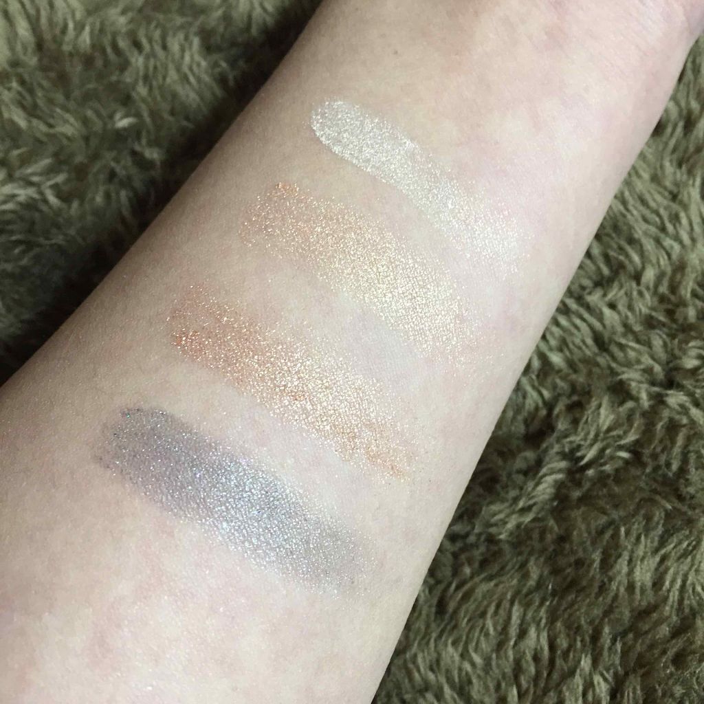 ミネラライズ アイシャドウ×4 グリマー オブ ゴールド/M・A・C/アイシャドウパレットを使ったクチコミ（2枚目）