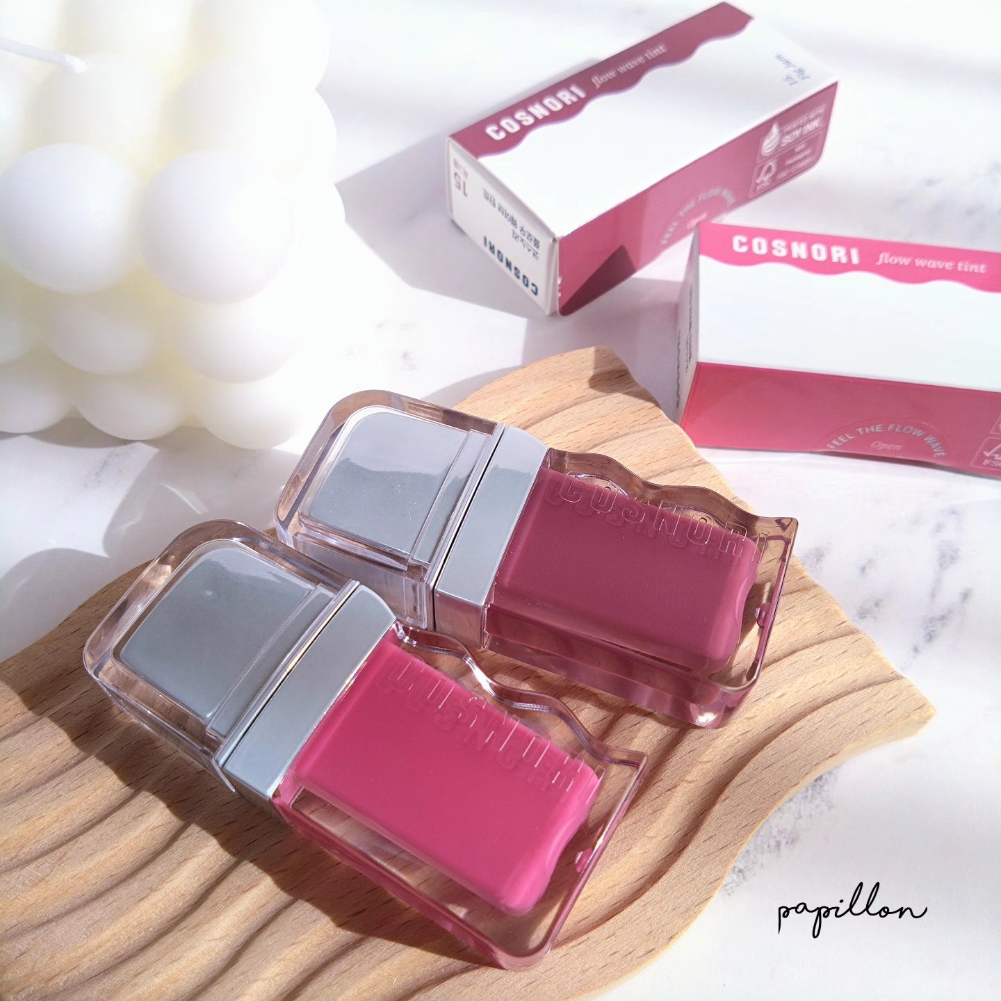 フローウェーブティント/COSNORI/リップティントを使ったクチコミ（1枚目）