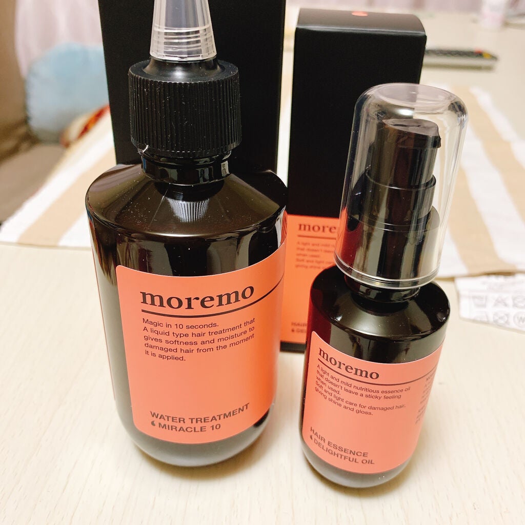 ウォータートリートメントミラクル10/moremo/洗い流すヘアトリートメントを使ったクチコミ(1枚目)