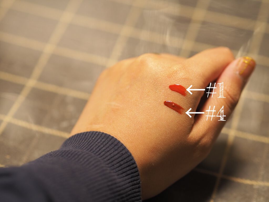 グラスティングウォーターティント/rom&nd/リップティントを使ったクチコミ(3枚目)