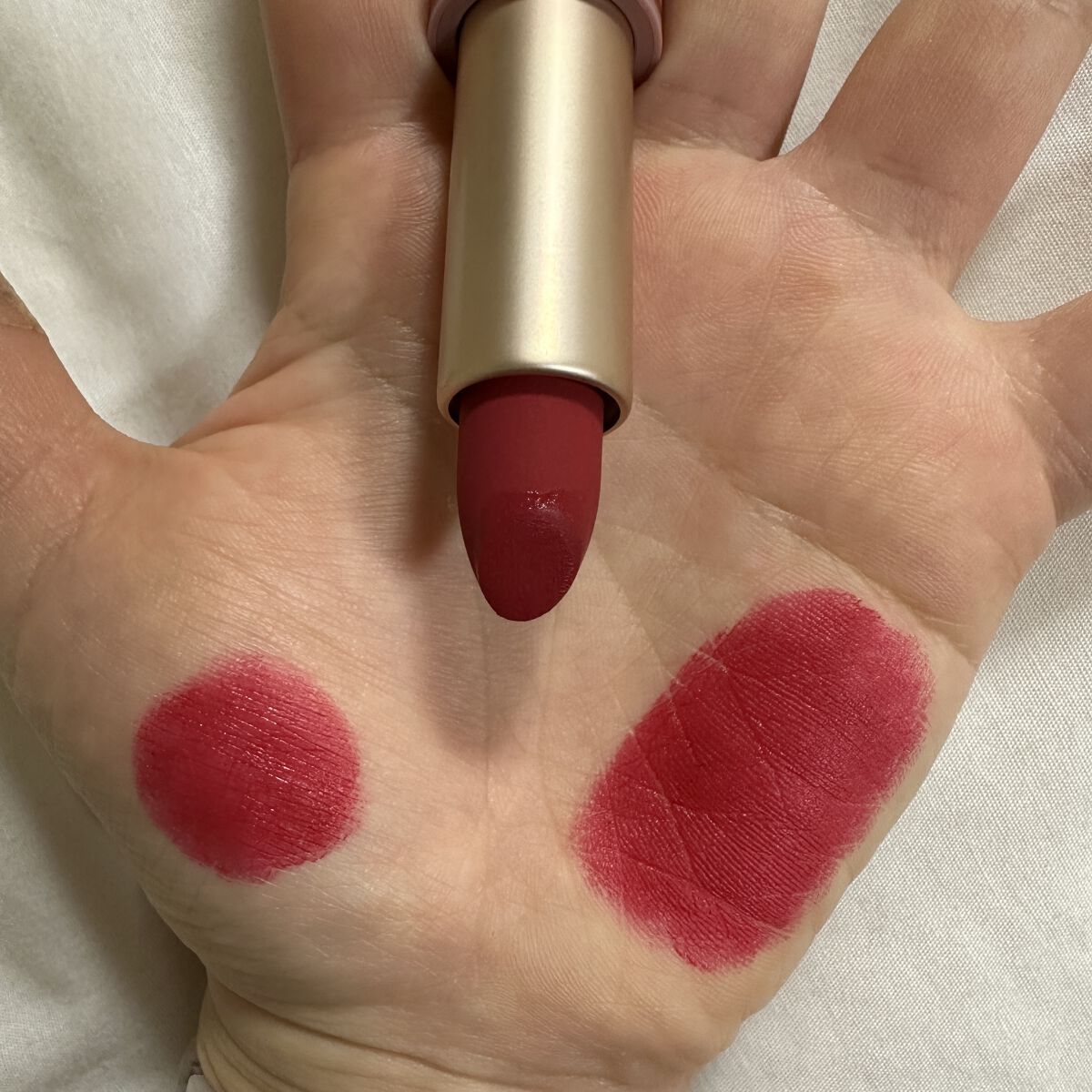 インスパイアマットリップ 02 Cool Gleaming/mude./口紅を使ったクチコミ（2枚目）