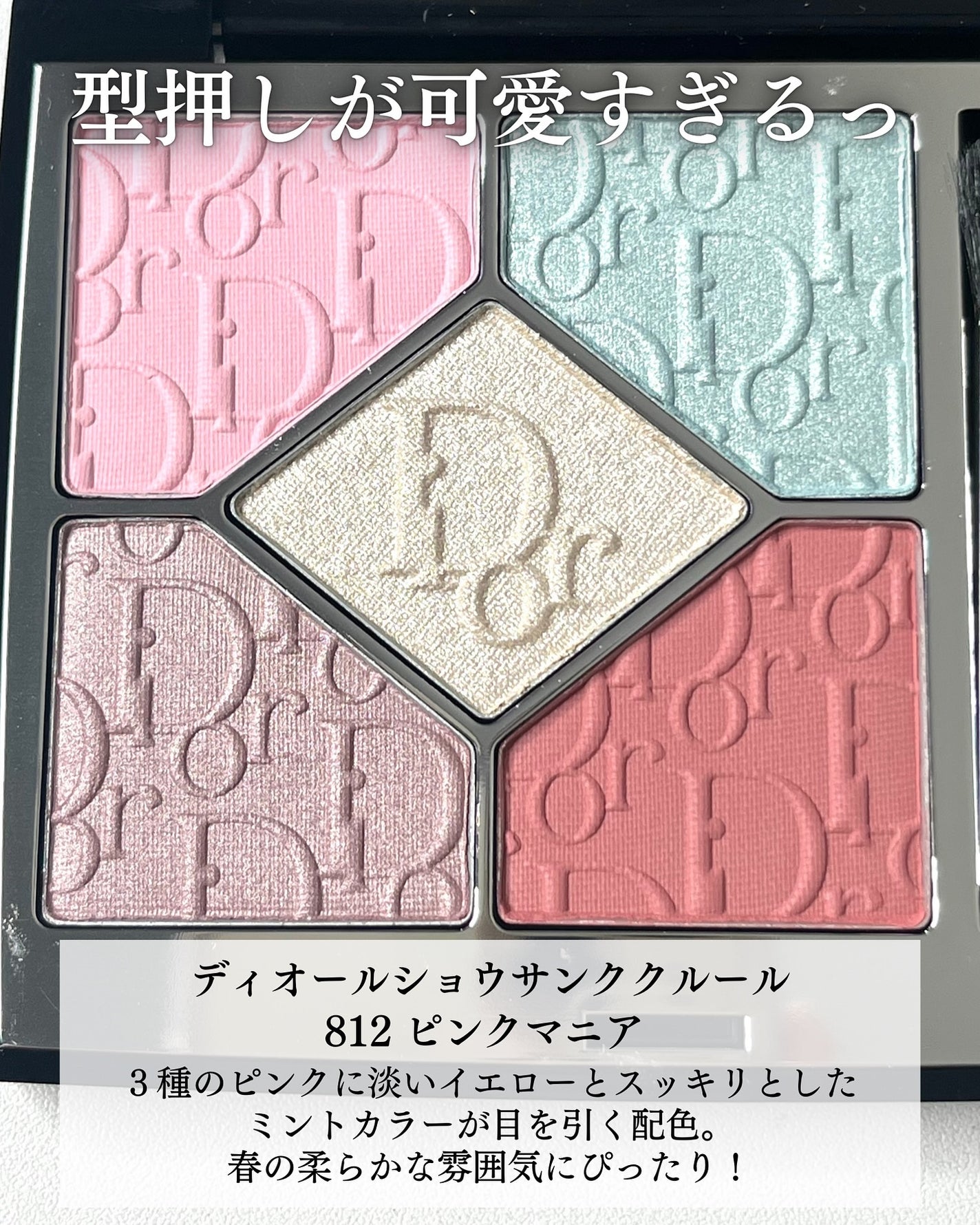 Diorサンククルール812 2025年冬新作アイシャドウ】ディオールショウ サンク クルール