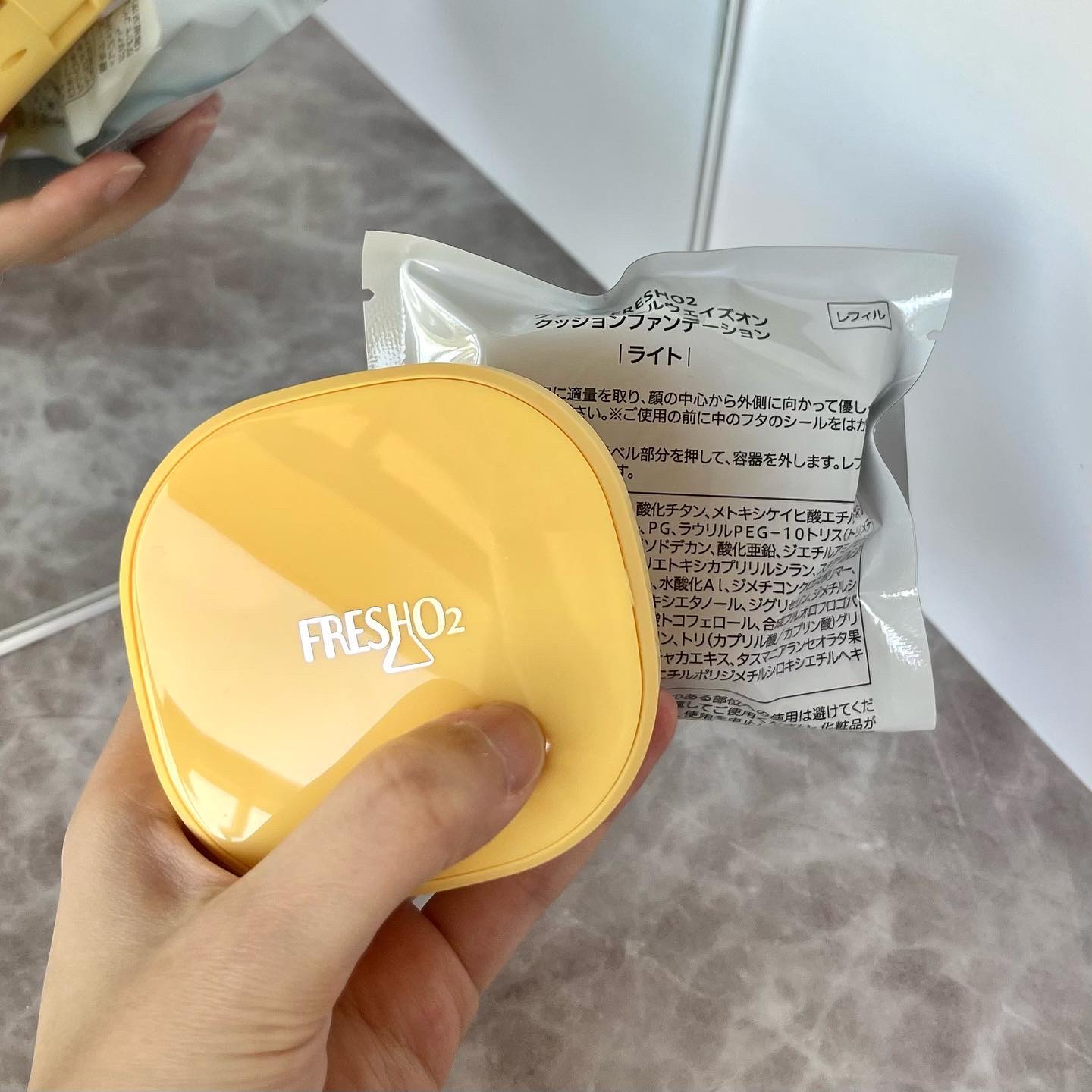 クラウドオールウェイズオン ハイドログロー メイクキー プミスト/FRESHO2/フィックスミストを使ったクチコミ（3枚目）