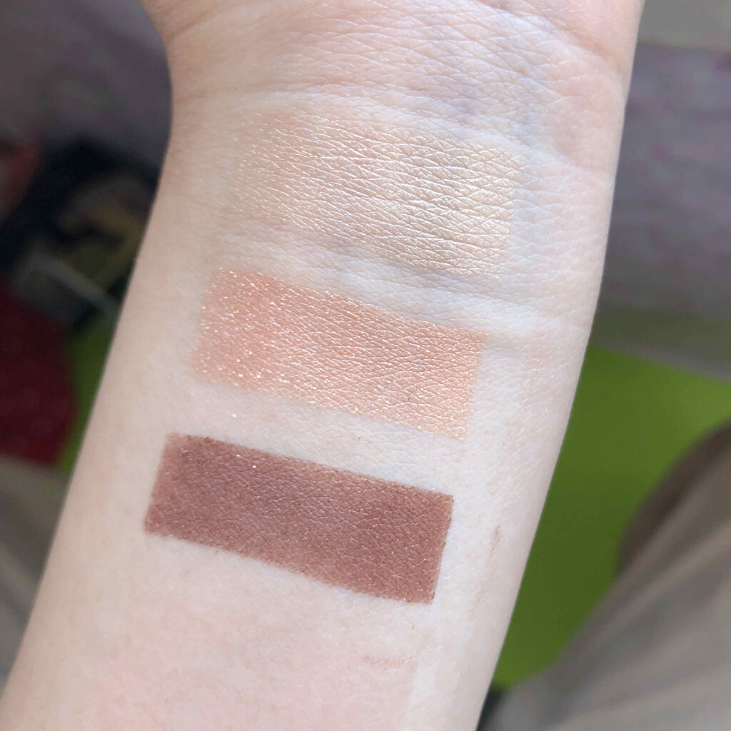 トーンアップアイシャドウ/CEZANNE/アイシャドウパレットを使ったクチコミ（3枚目）