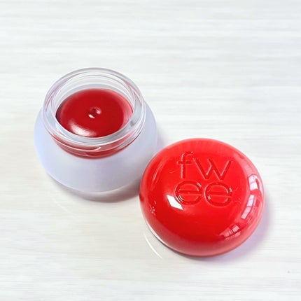 フィー リップアンドチーク ブラーリープリンポット/fwee/口紅を使ったクチコミ(8枚目)