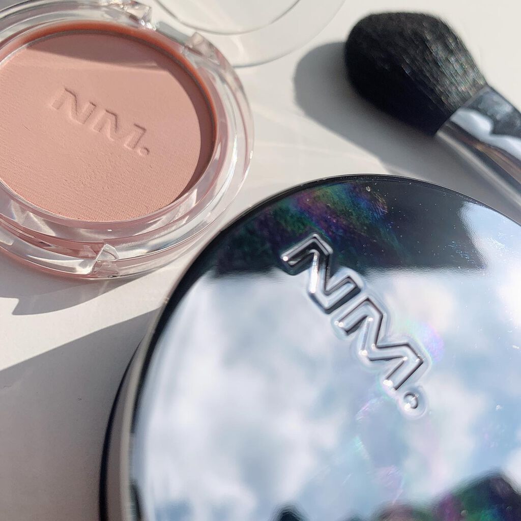 ネーミング フラッフィーパウダーブラッシュ PKS01 HALO/NAMING./パウダーチークを使ったクチコミ（2枚目）