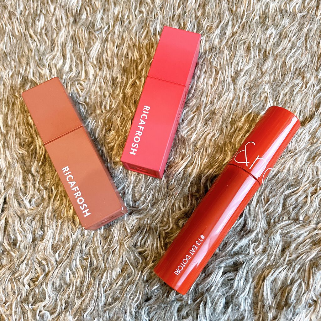 ジューシーラスティングティント/rom&nd/リップティントを使ったクチコミ（1枚目）