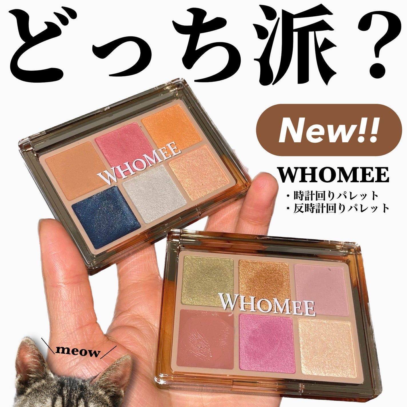 フーミー 時計回りパレット/WHOMEE/アイシャドウパレットを使ったクチコミ(1枚目)