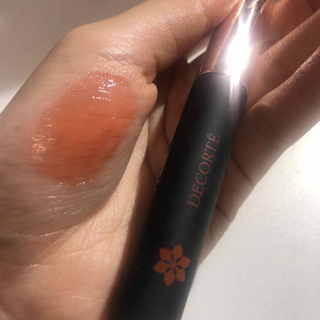 ティント リップグロス 06 terracotta sand/DECORTÉ/リップグロスを使ったクチコミ（1枚目）